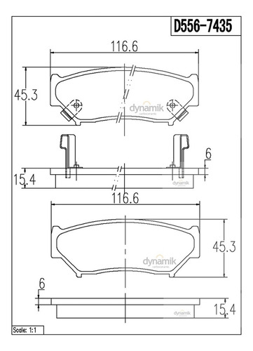 Balatas Delanteras Para Suzuki Sidekick 1.6l 1991-1998 Foto 2