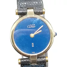 Reloj Cartier Must De Cartier De Plata Dorada Circa 1990