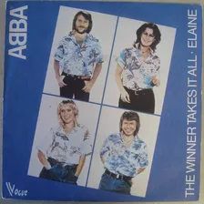 Abba 1980 The Winner Takes It All, Vinil Compacto 7 Import.