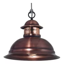 Colgante Old Port Industrial Vintage Cobre Viejo Led E27 Vg