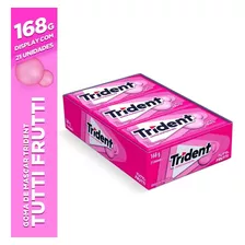 Goma De Mascar Trident Tutti-frutti 8g - 21 Unidades