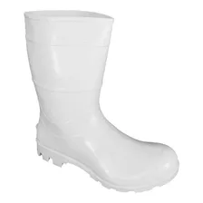 Bota Limpeza Pvc Branca Açougue Padeiro Frigorifico