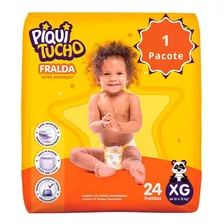 Fralda Infantil Piquitucho Mega Eg 24un