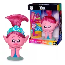 Trolls World Poppy Boneca Para Pentear E Maquiar - Pupee