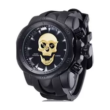 Reloj De Cuarzo Calavera Para Hombre