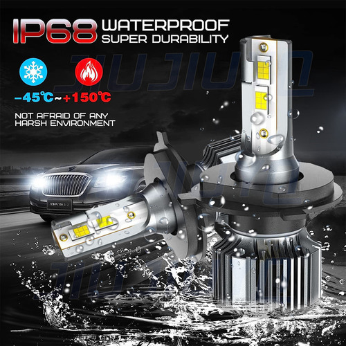 Kit Focos Led 9006 H4 9003 Haz Alto Y Bajo Para Volkswagen Foto 8