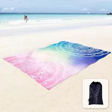 Sunlit Silky Soft 106 X81 Boho Sand Proof Beach Blanket Sa