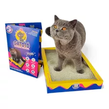 Kit Com 3 Banheiros Descartável Com Areia Para Gato Gatotô 