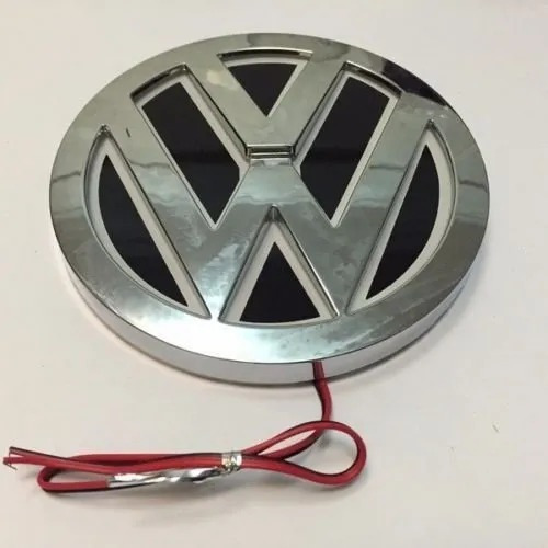 Logo Led Volkswagen 3 D Color Blanco Vw 11cm Foto 6