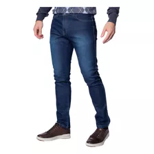 Calça Jeans Masculina Gangster Skinny Azul Escuro