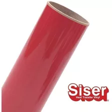 Vinilo Termotransferible Textil Siser 30 X 100 Cm Rojo