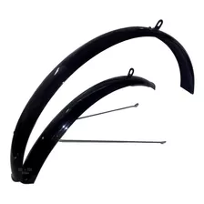 Guardabarros Largos Negros R26 Para Bicicleta Playera - Mtb