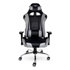 Silla Gamer Naceb Soldier Technology Negro/gris Na-0902 Color Negro