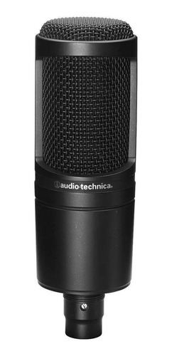 Microfone Audio-technica At2020 Condensador  Cardióide Preto