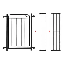 Portão Grade Proteção Criança Bebe Cão De 94 Cm À 99 Cm Cor Preto