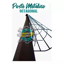 Poste Octogonal Metalico, Iluminacion, Camara, Ecu 911 Y Más