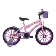 Bicicleta Mormaii Infantil Aro 16 Pp Com Rodinhas V-brake