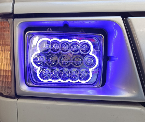 Faros Led Chevrolet Astro Arillo Luminoso Azul Foto 6