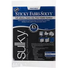 Sulky Estabilizador 8.5x11, Paquete De 12 8.5 X 11 , Blanco