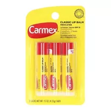 Pack De 3 Bálsamos Labiales Carmex Classic Lip Balm