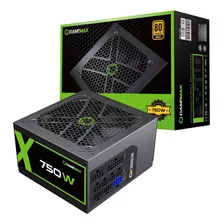 Fuente De Poder 750w Gamemax Gx-750 Modular 80+ Gold