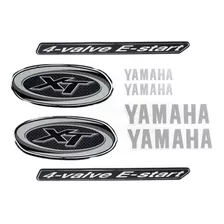 Jogo De Faixas Yamaha Xt 600 2003/2004 Preto Lbm