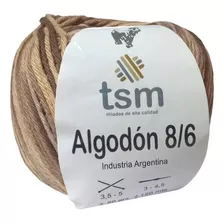 Hilo Matizado 100% De Algodón 8/6 A Crear Ovillo Por 50grs 