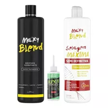 Selagem Máxima Maxy Blend 1l + Tratamento Reestruturante 1l 