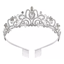 Corona De Princesa Para Mujer, Tiaras De Reina De Cristal Pa