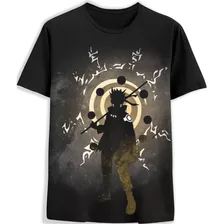 Camisa Camiseta Full 3d Naruto Uzumaki E Kurama Sombra Top