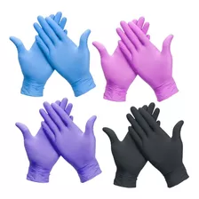 Guantes Nitrilo X Kit De Colores Mediglove 