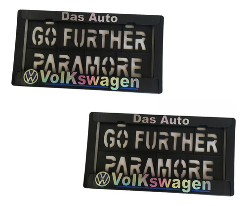 Par Porta Placas Go Further Vw Fox Rock In Rio 2014 Foto 2