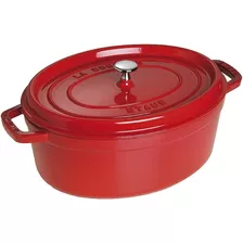 Staub Cast Iron Dutch Oven 7-qt Oval Cocotte, Hecho En Franc