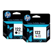 Combo Cartuchos De Tinta Hp 122 Preto + Hp 122 Tricolor Nf-e