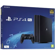 Sony Playstation 4 Pro 1tb Standard Cor Jet Black