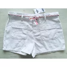 Short Nena Oshkosh Con Cinturon Trenzado Talle 7