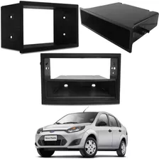 Moldura Painel 1 Din Cd Radio Usb Fiesta Sedan Amazon 2008