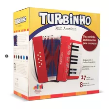 Acordeon Gaita Sanfona Infantil Turbo Turbinho