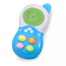 Telefone Celular Brinquedo Bebê Musical Com Luz Kitstar