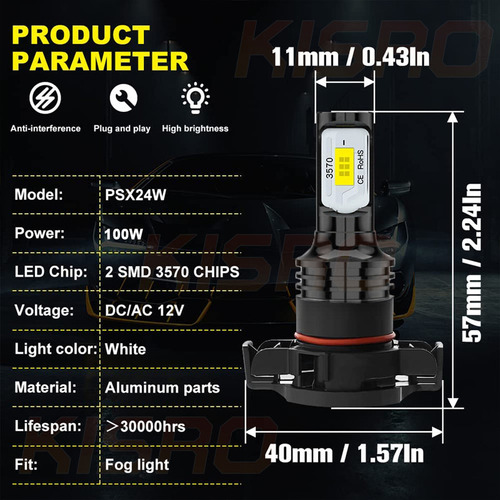 Kit De Focos Led Dodge Avenger 10-2012 Journey 2010-19 Foto 5