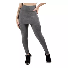 Calça Legging Saia Suplex Estampada / Liso Fitness Academia!