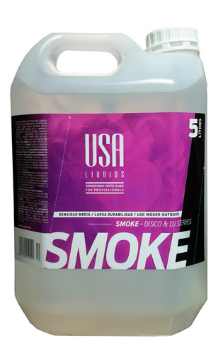 Liquido Maquina Humo Usa Liquits Linea Dj / Disco Bidon 5lts