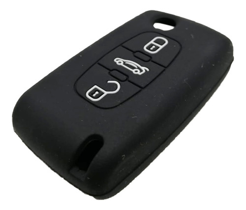 Funda Silicon Para Control Peugeot 3 Botones 206 307 406 407 Foto 3