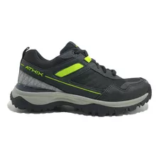 Zapatillas Athix Outdoor Hombre Domuyo Negro-lima Cli