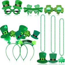 El Juego De Accesorios Del Día De San Patricio De 9 Pi...