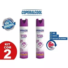 Alcool Aerosol 70% Coperalcool 360ml Lavanda Spray 2 Unid.