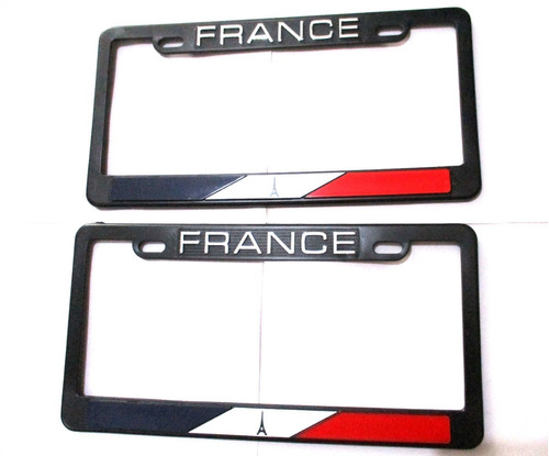 Portaplacas Francia Citroen Renult Marco Peuteot 2 Pzs Foto 2