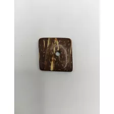 Passador Quadrado De Coco Polído 3,0cm 100pçs