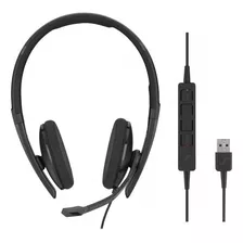 Auriculares Sennheiser Sc 160 Usb - Color Negro