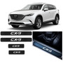 4 Sticker Proteccin Estribos Mazda Cx-30 Fibra De Carbono